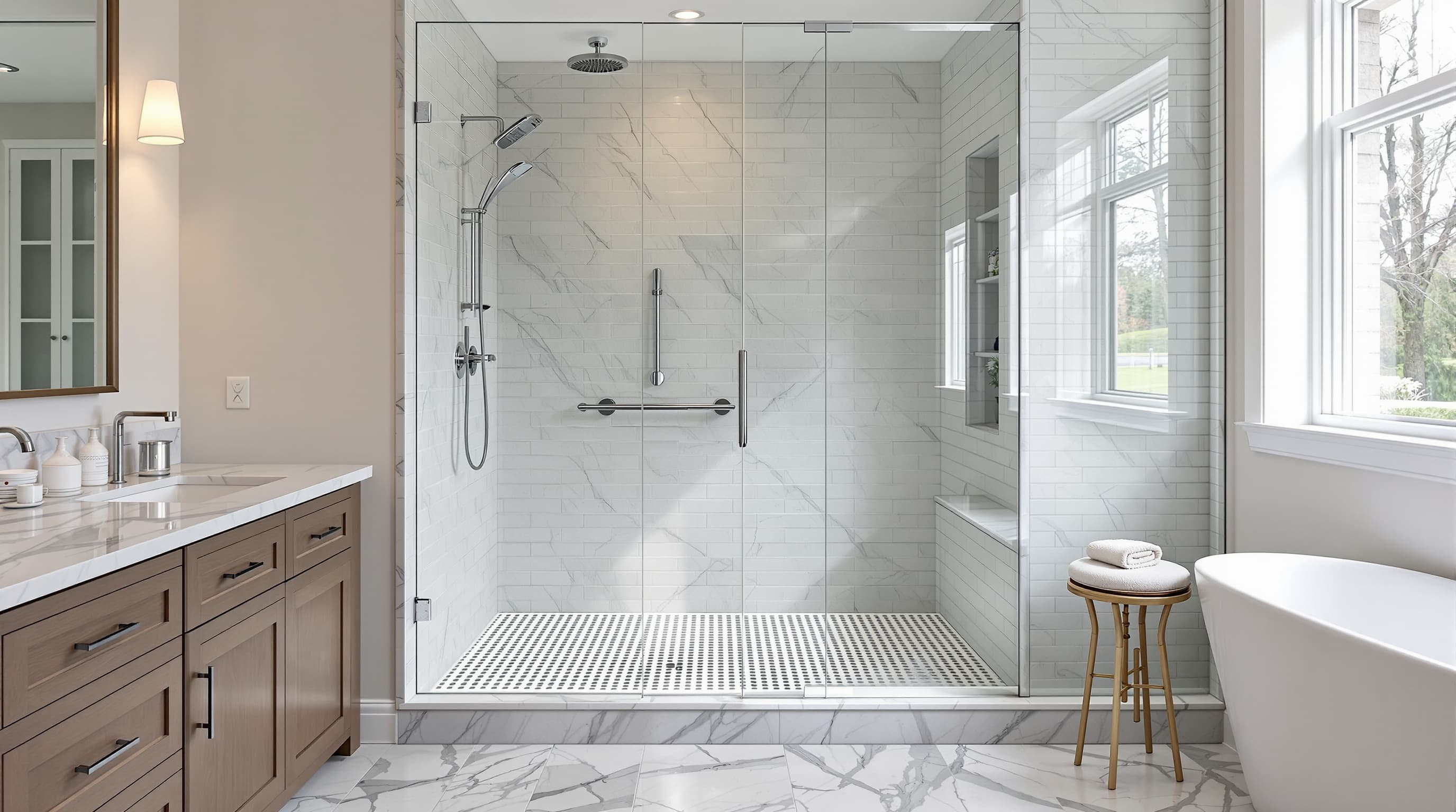 Bathroom renovation in Medford