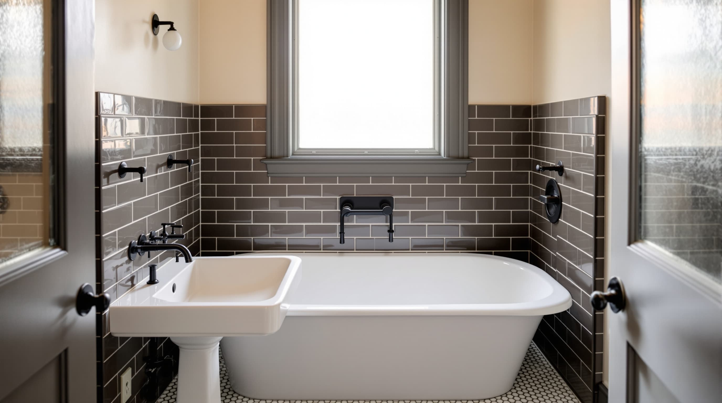 Small hall bathroom remodel