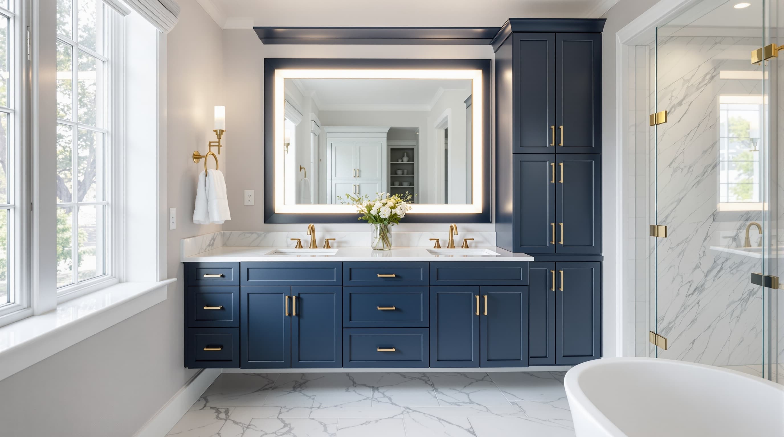 Bathroom renovation in Walpole
