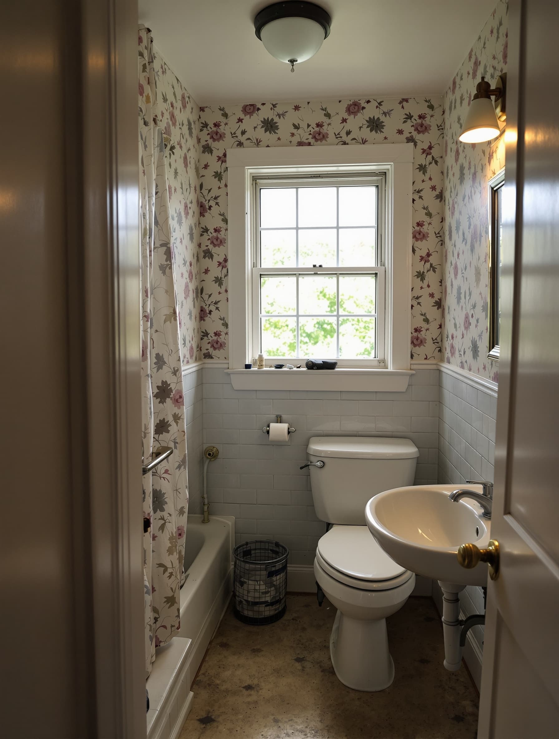 Quincy bathroom before renovation